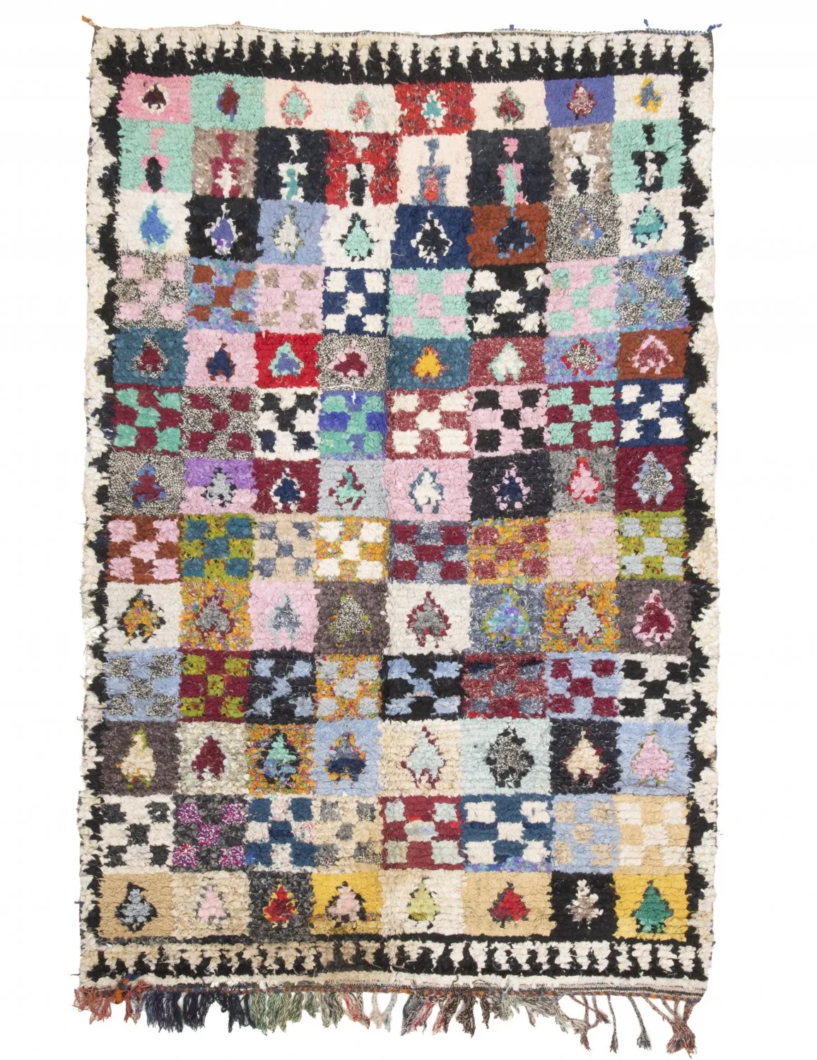Berberyjskie Dywany Boucherouite Z Maroka 250 x 165 cm