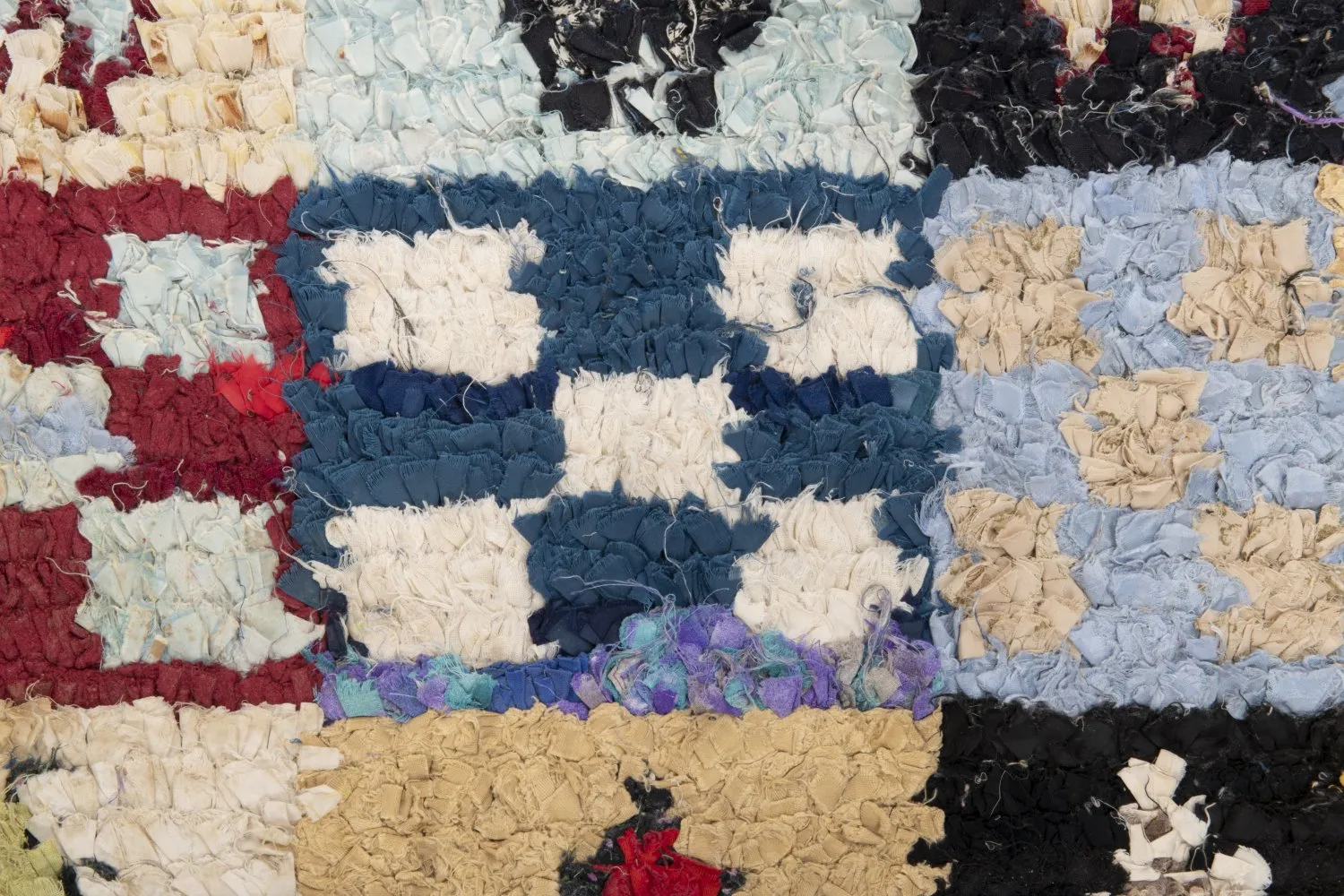 Berberyjskie Dywany Boucherouite Z Maroka 250 x 165 cm