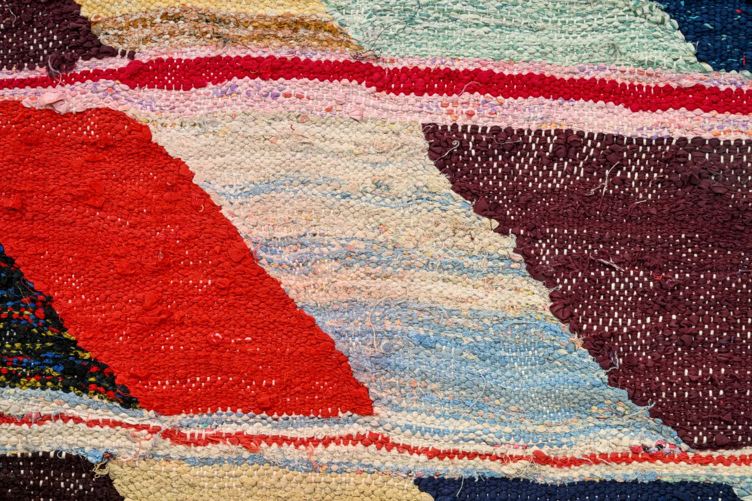 Berberyjskie Dywany Boucherouite Z Maroka 145 x 280 cm