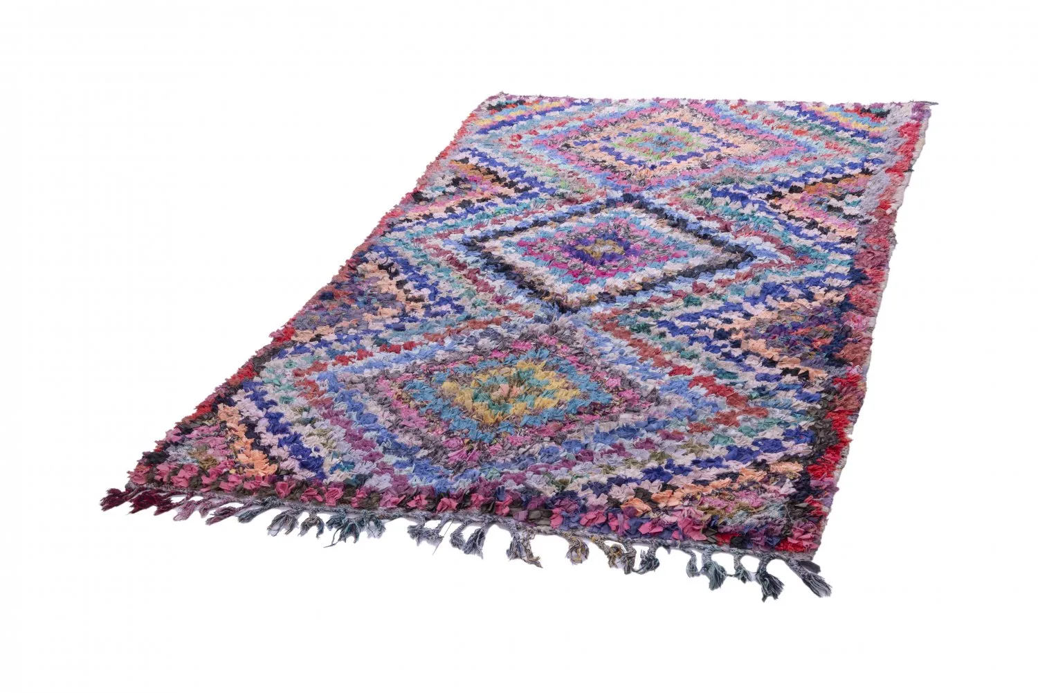 Berberyjskie Dywany Boucherouite Z Maroka 230 x 135 cm