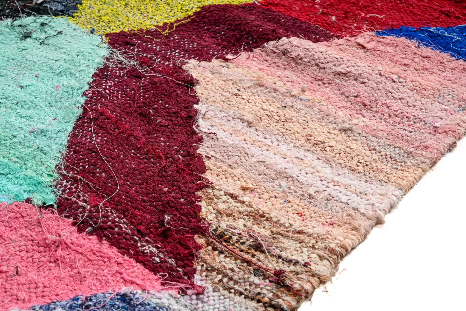 Berberyjskie Dywany Boucherouite Z Maroka 140 x 260 cm