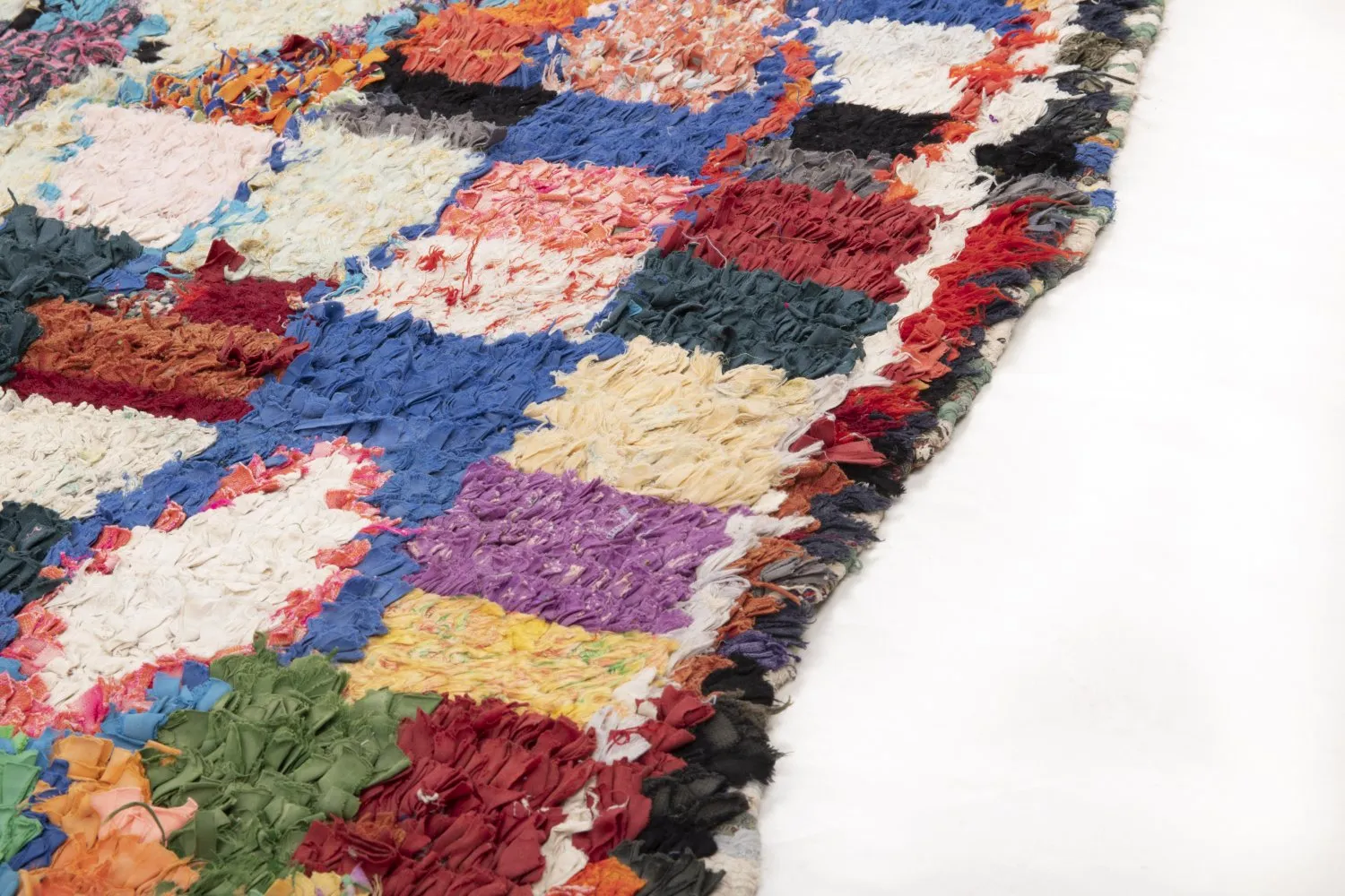 Berberyjskie Dywany Boucherouite Z Maroka 210 x 150 cm