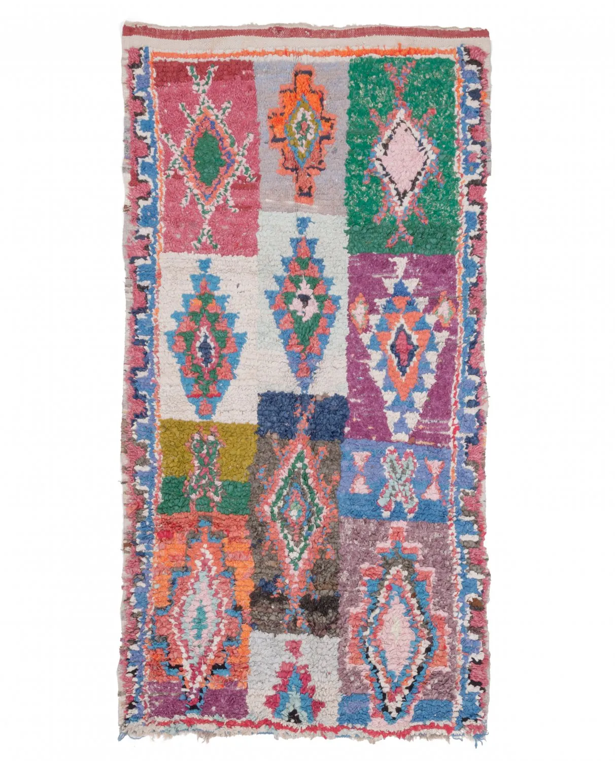 Berberyjskie Dywany Boucherouite Z Maroka 225 x 115 cm