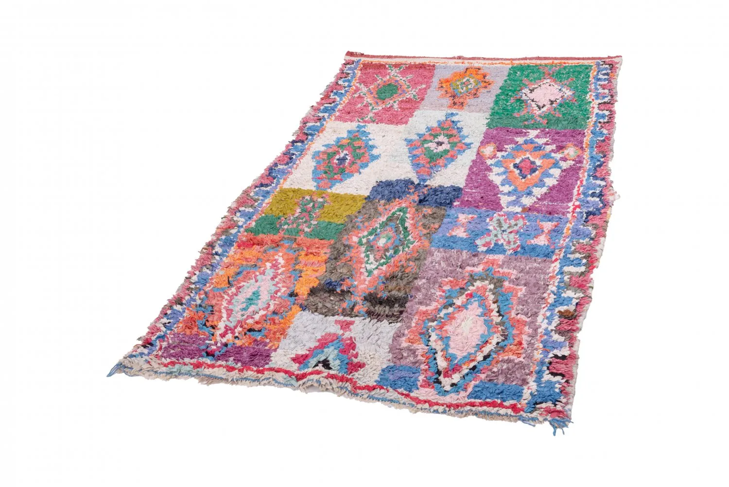 Berberyjskie Dywany Boucherouite Z Maroka 225 x 115 cm