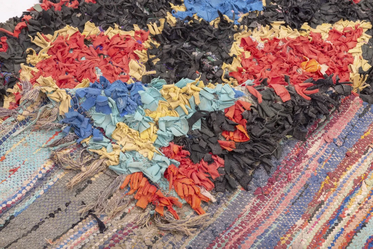 Berberyjskie Dywany Boucherouite Z Maroka 260 x 125 cm