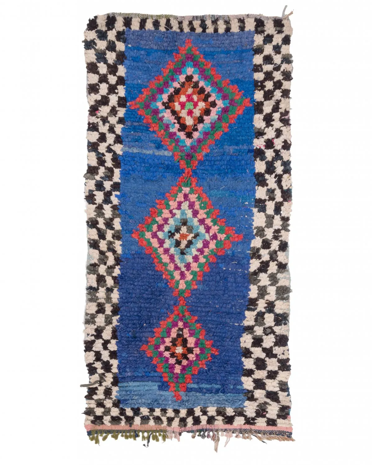 Berberyjskie Dywany Boucherouite Z Maroka 285 x 90 cm