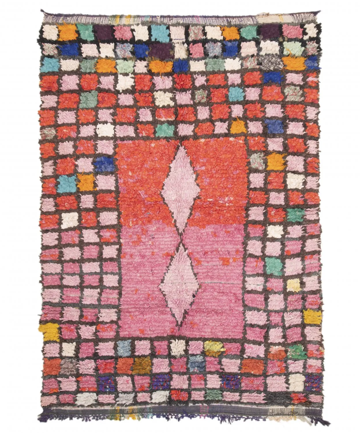 Berberyjskie Dywany Boucherouite Z Maroka 225 x 150 cm