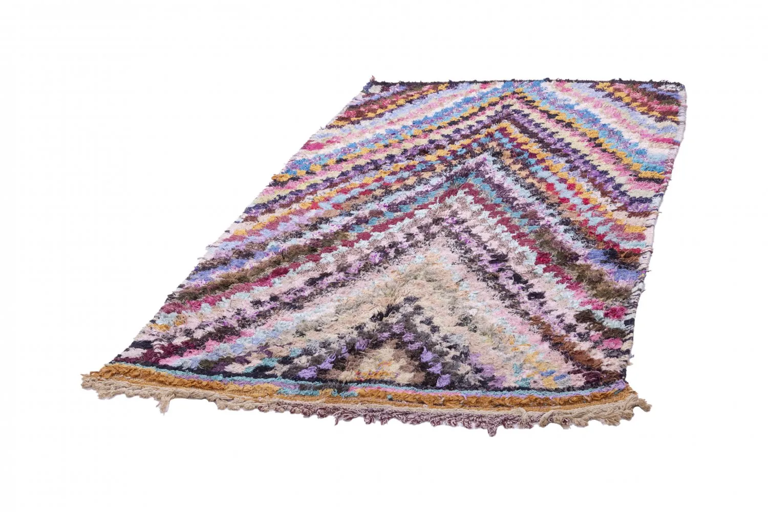 Berberyjskie Dywany Boucherouite Z Maroka 220 x 125 cm
