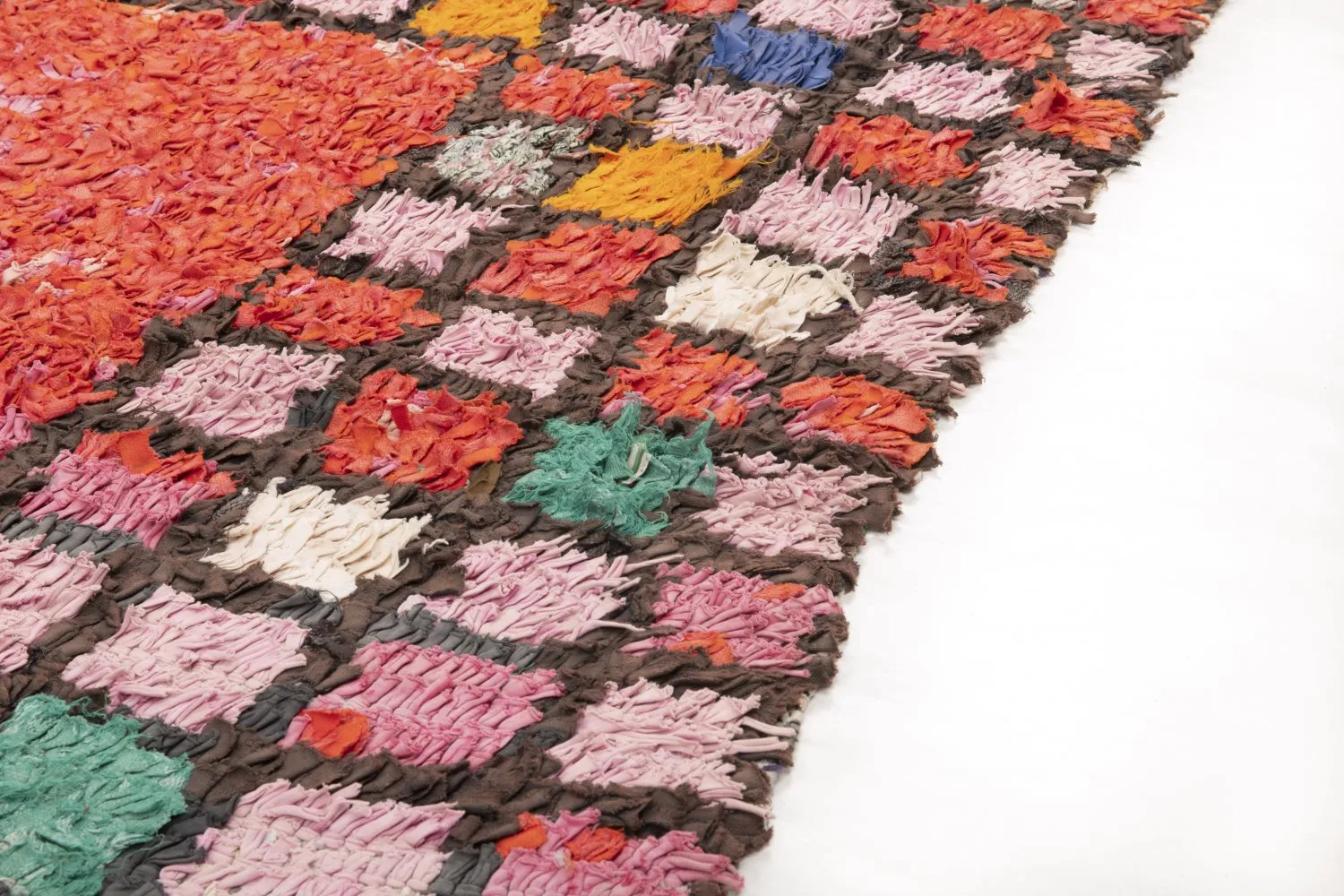 Berberyjskie Dywany Boucherouite Z Maroka 225 x 150 cm