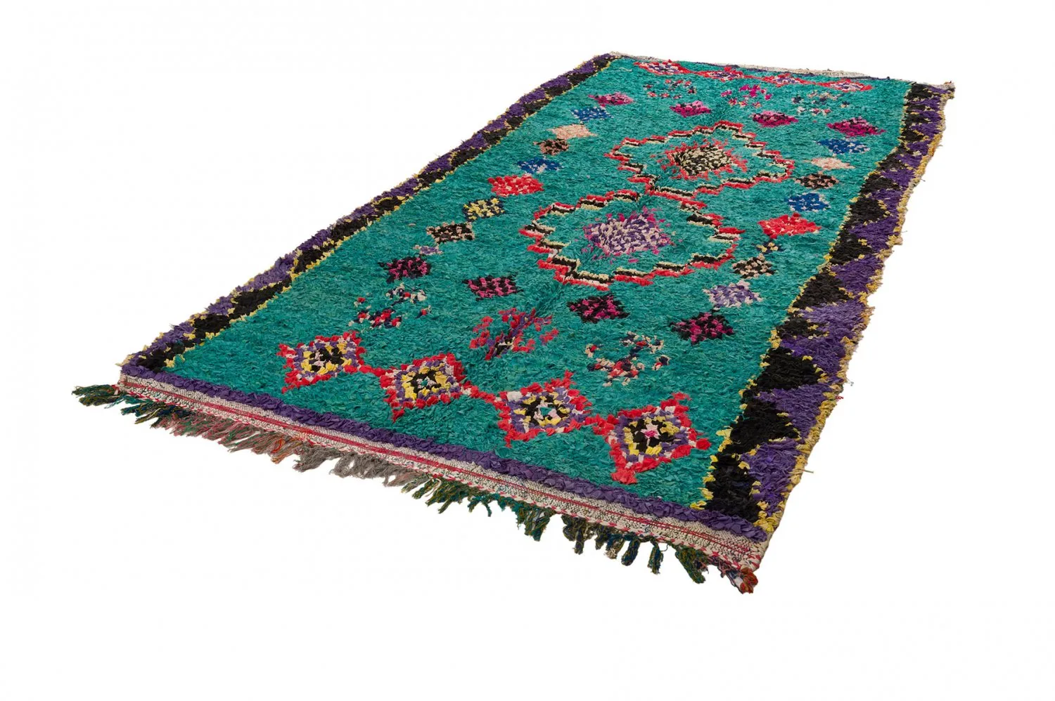 Berberyjskie Dywany Boucherouite Z Maroka 155 x 335 cm