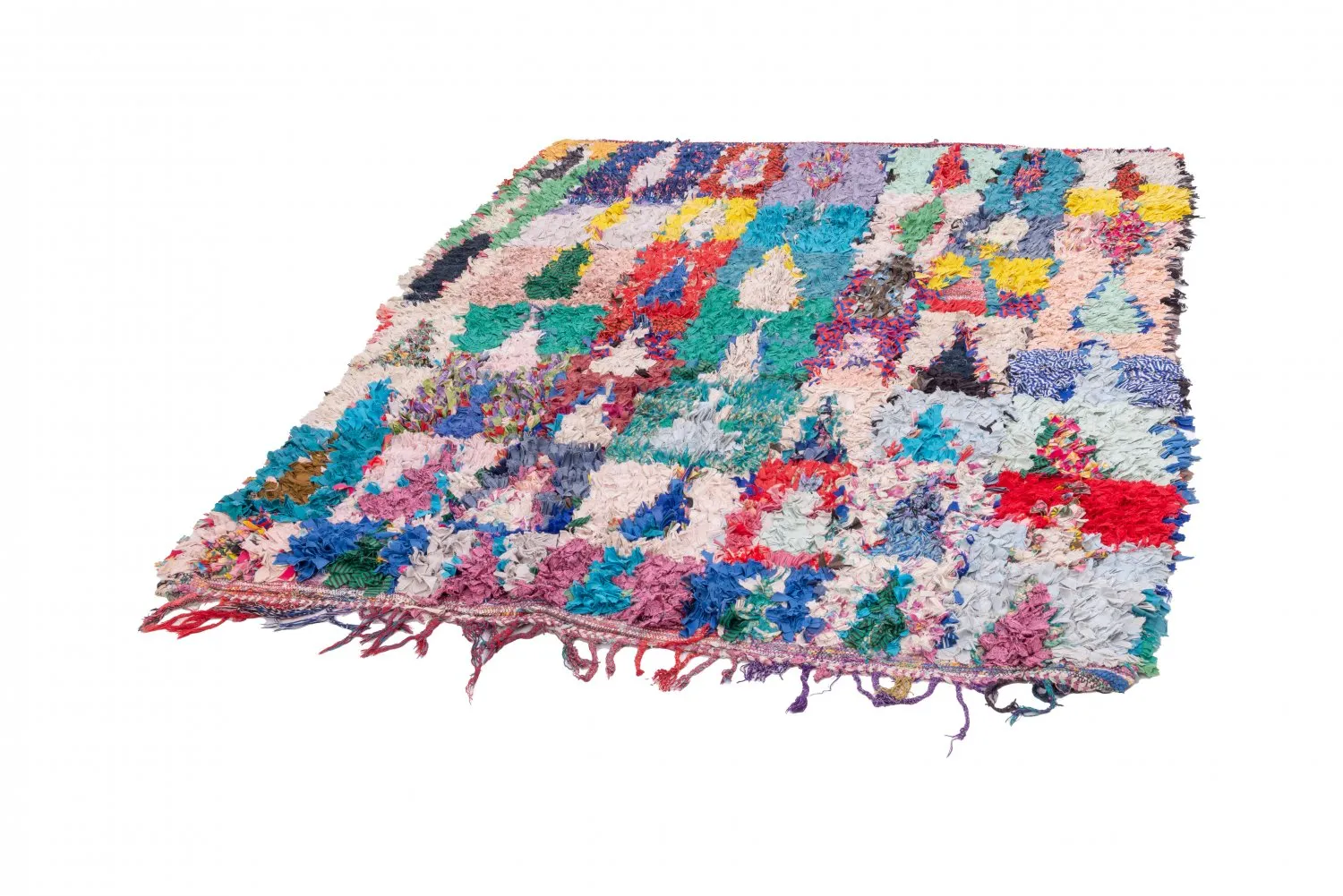Berberyjskie Dywany Boucherouite Z Maroka 200 x 160 cm