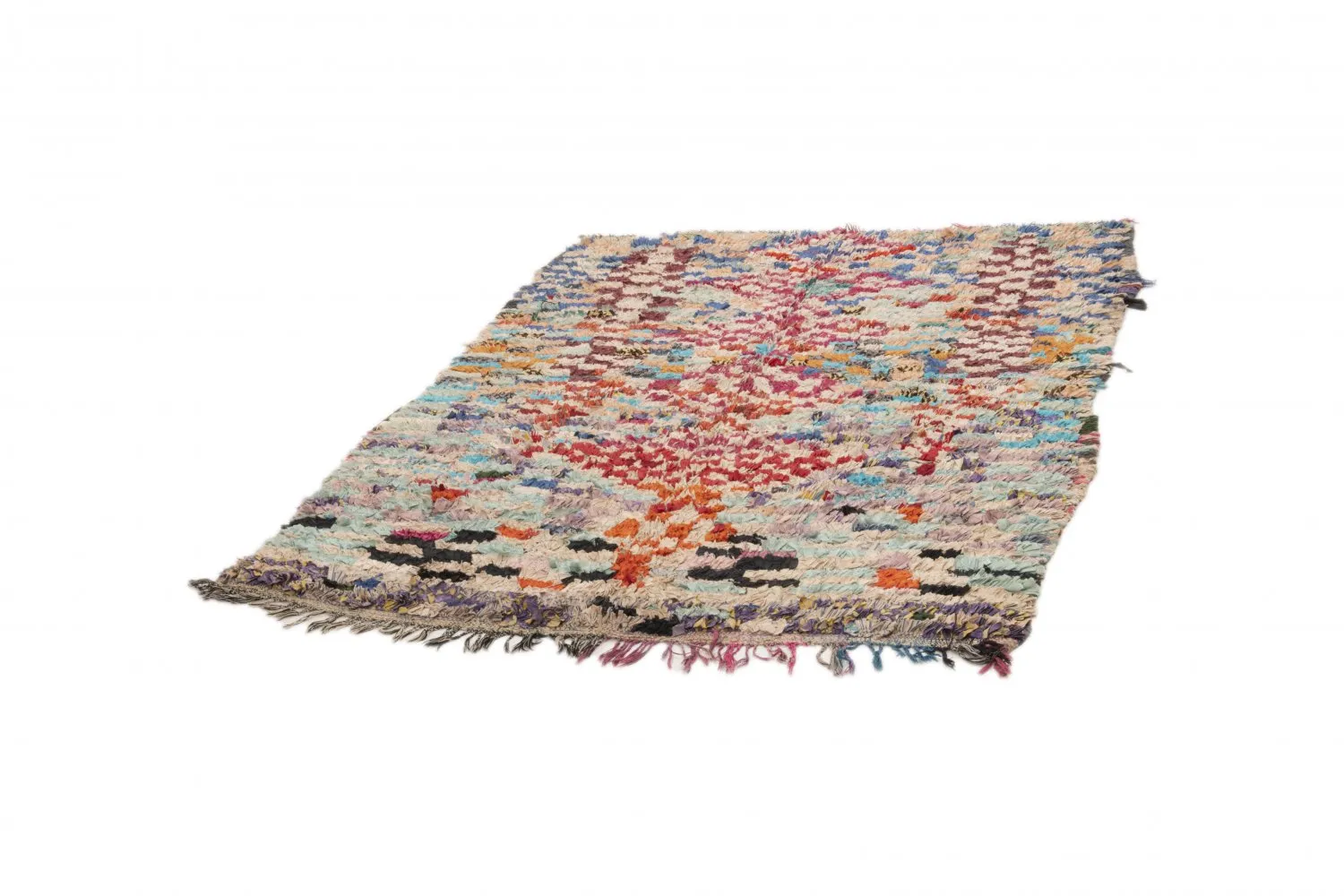 Berberyjskie Dywany Boucherouite Z Maroka 205 x 145 cm