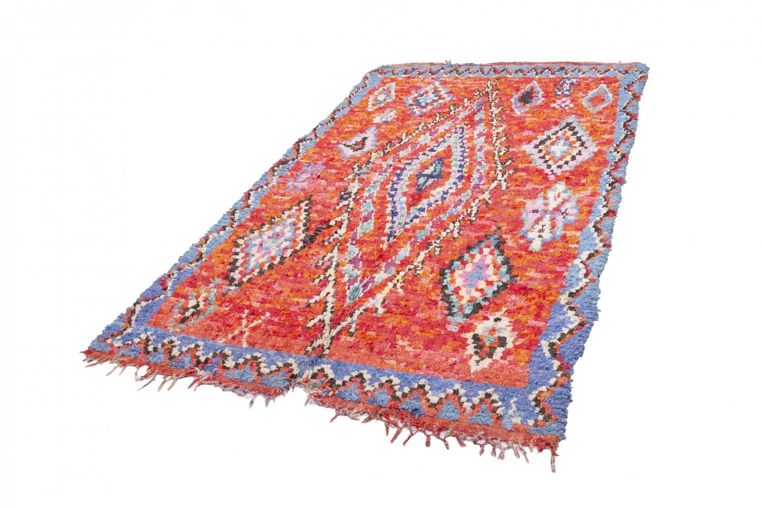 Berberyjskie Dywany Boucherouite Z Maroka 265 x 150 cm
