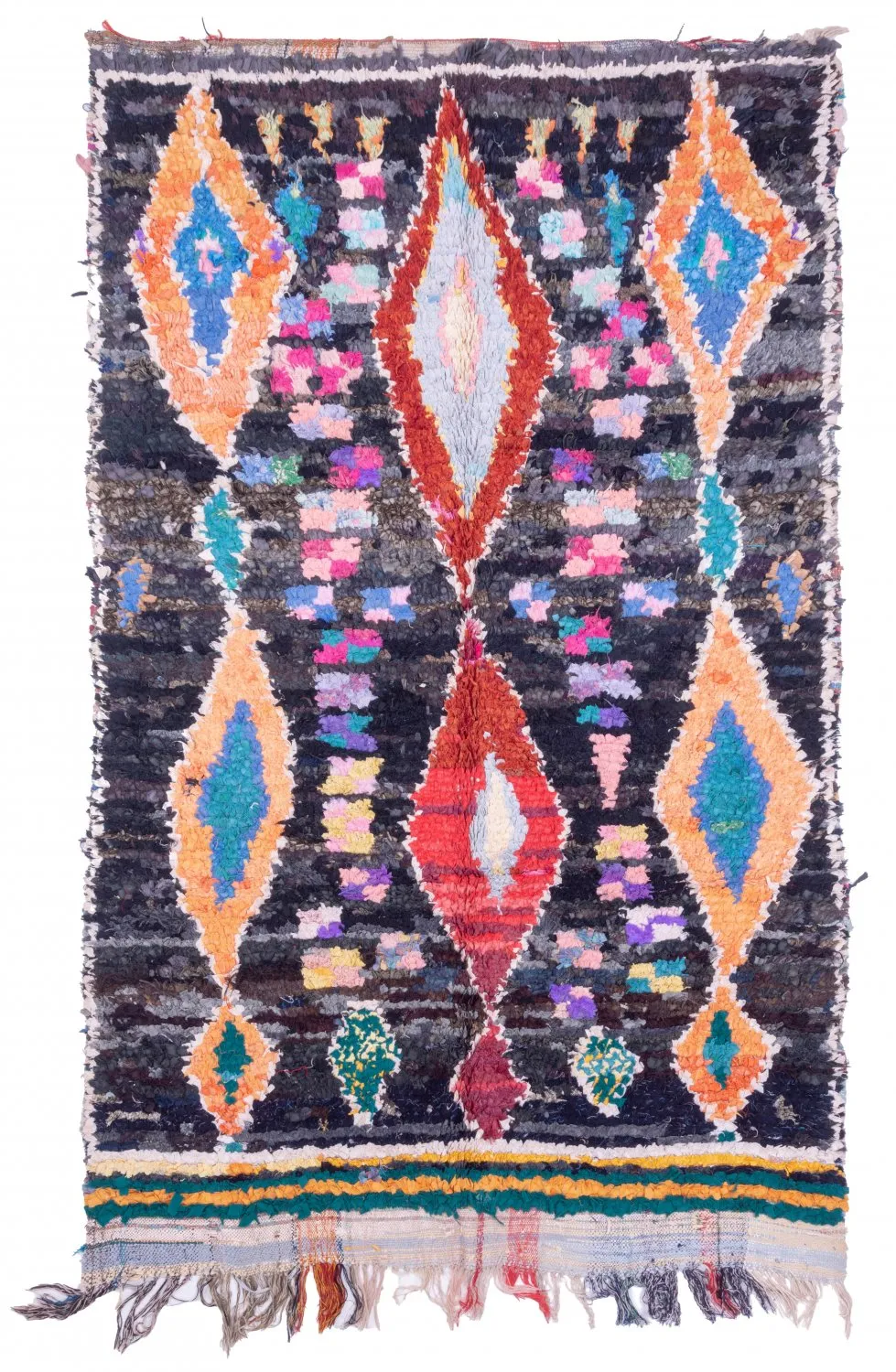 Berberyjskie Dywany Boucherouite Z Maroka 235 x 150 cm