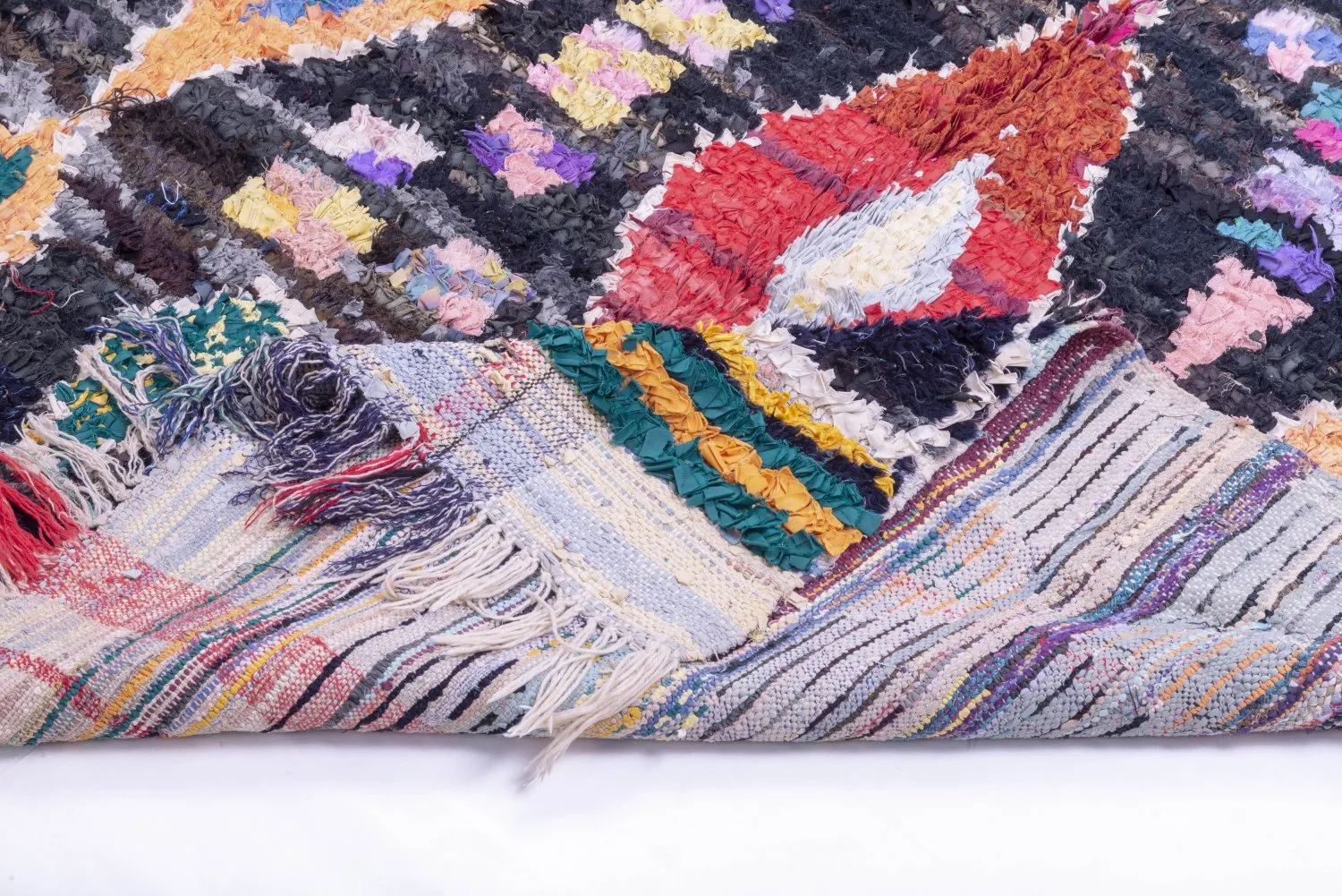 Berberyjskie Dywany Boucherouite Z Maroka 235 x 150 cm