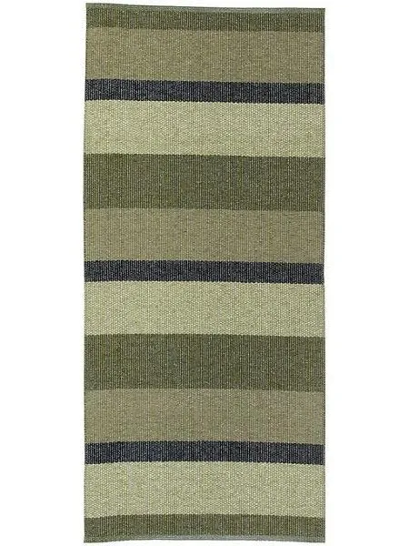 Dywany z tworzyw sztucznych - Horredsmattan Block metallic (oliwkowy)