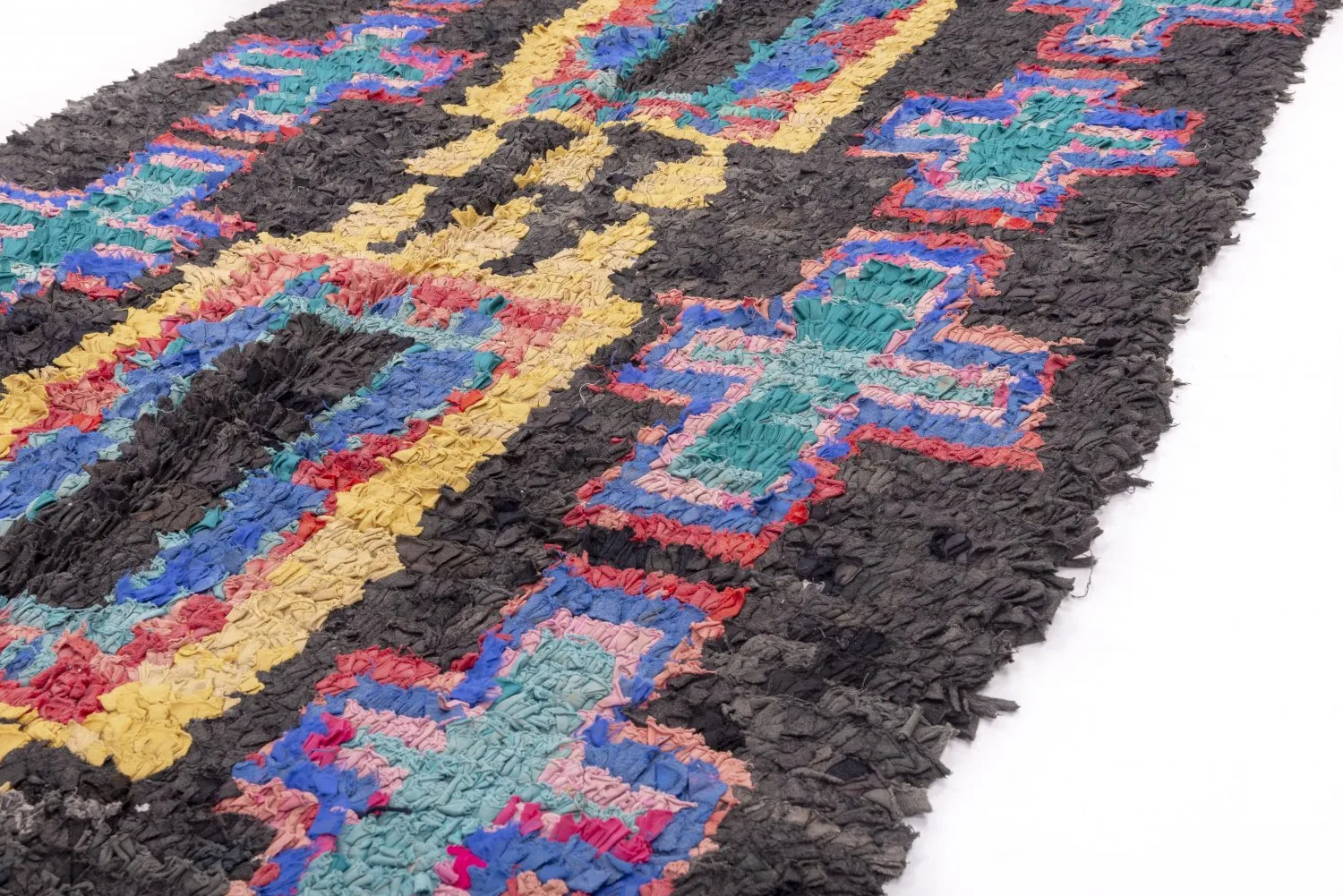 Berberyjskie Dywany Boucherouite Z Maroka 310 x 115 cm