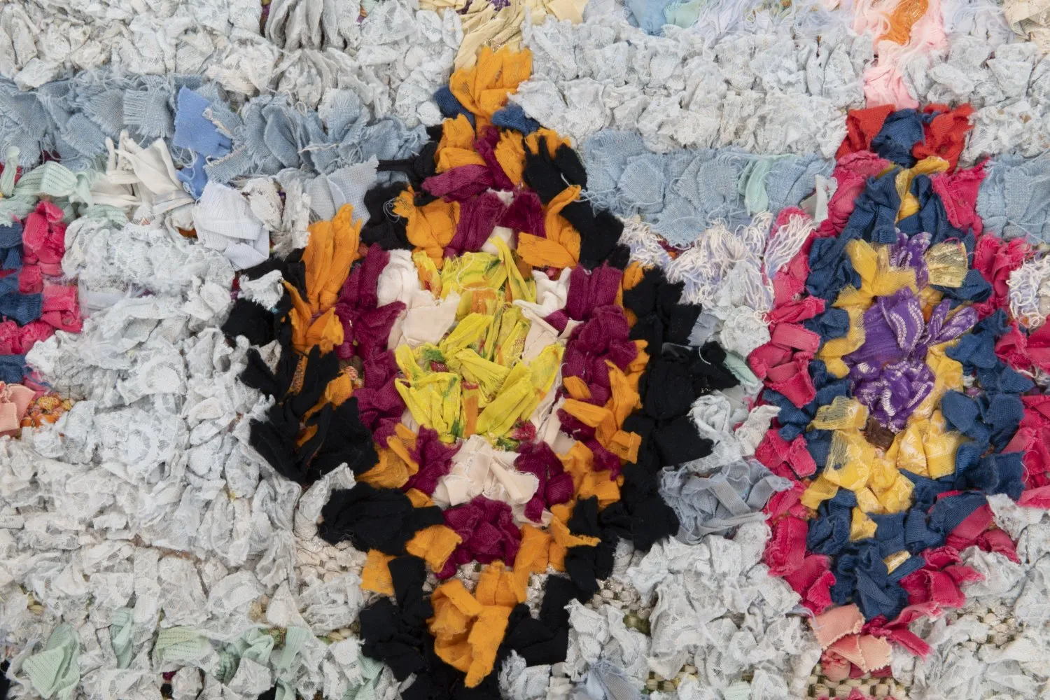 Berberyjskie Dywany Boucherouite Z Maroka 290 x 95 cm