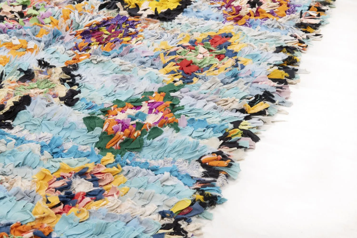 Berberyjskie Dywany Boucherouite Z Maroka 290 x 95 cm