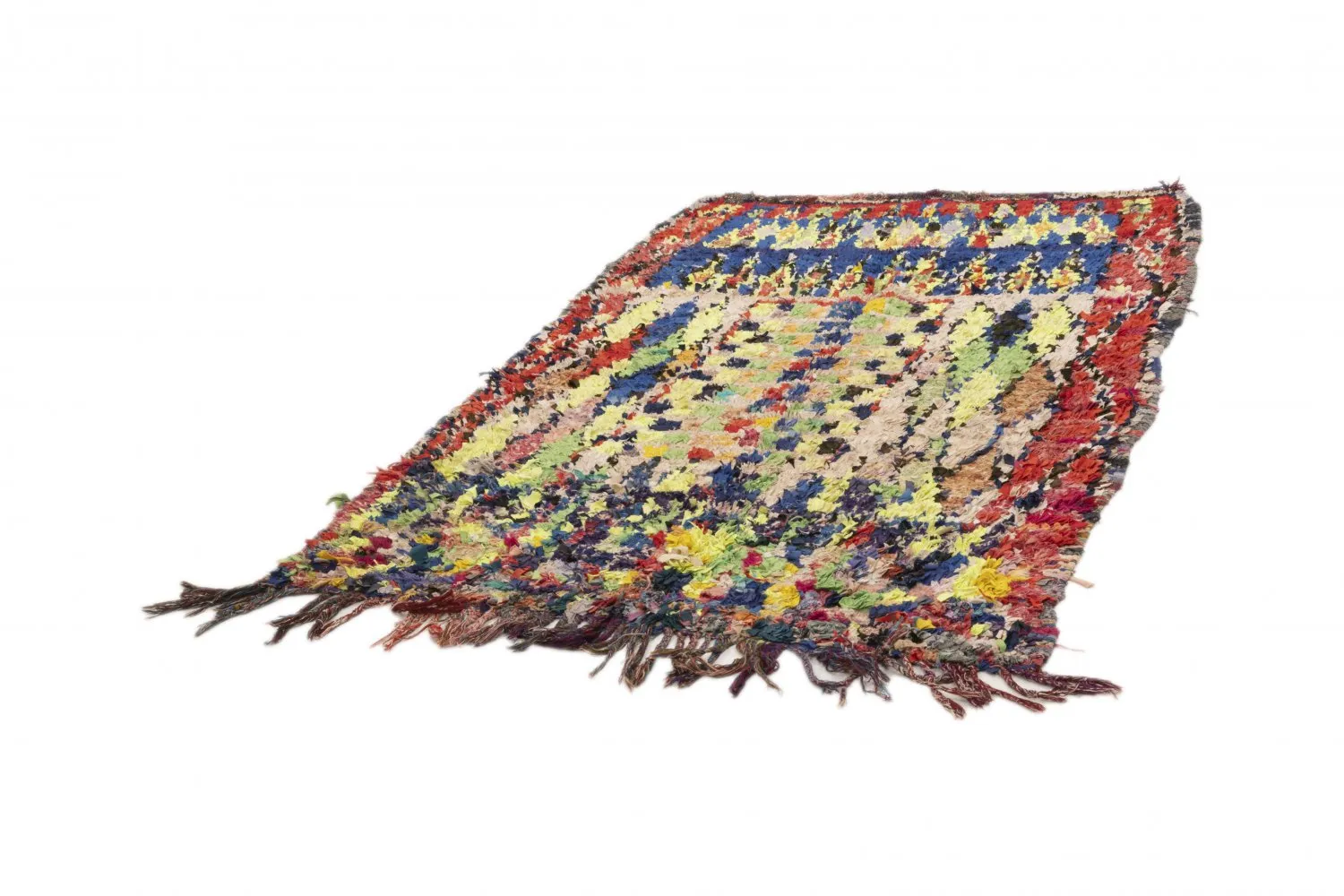 Berberyjskie Dywany Boucherouite Z Maroka 180 x 115 cm