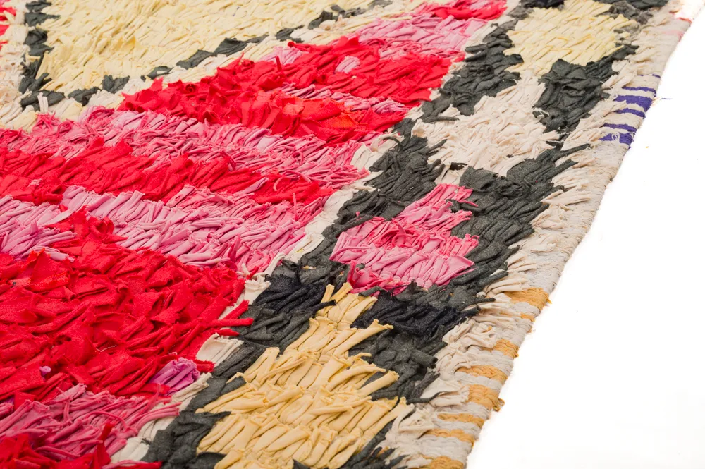 Berberyjskie Dywany Boucherouite Z Maroka 390 x 150 cm
