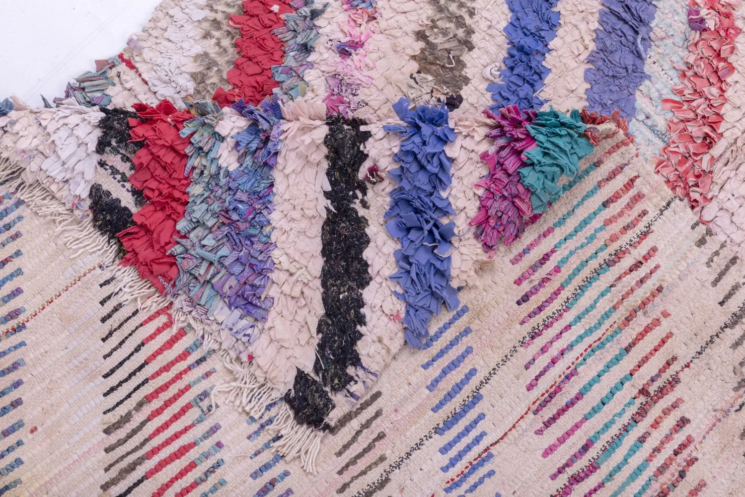 Berberyjskie Dywany Boucherouite Z Maroka 250 x 100 cm