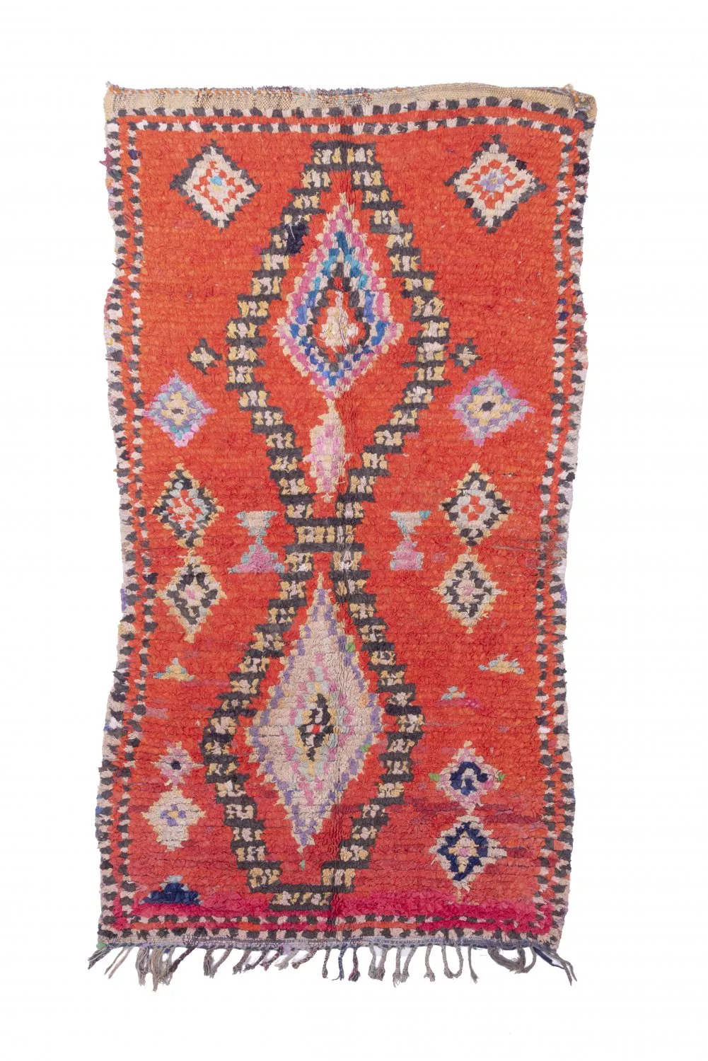 Berberyjskie Dywany Boucherouite Z Maroka 250 x 130 cm