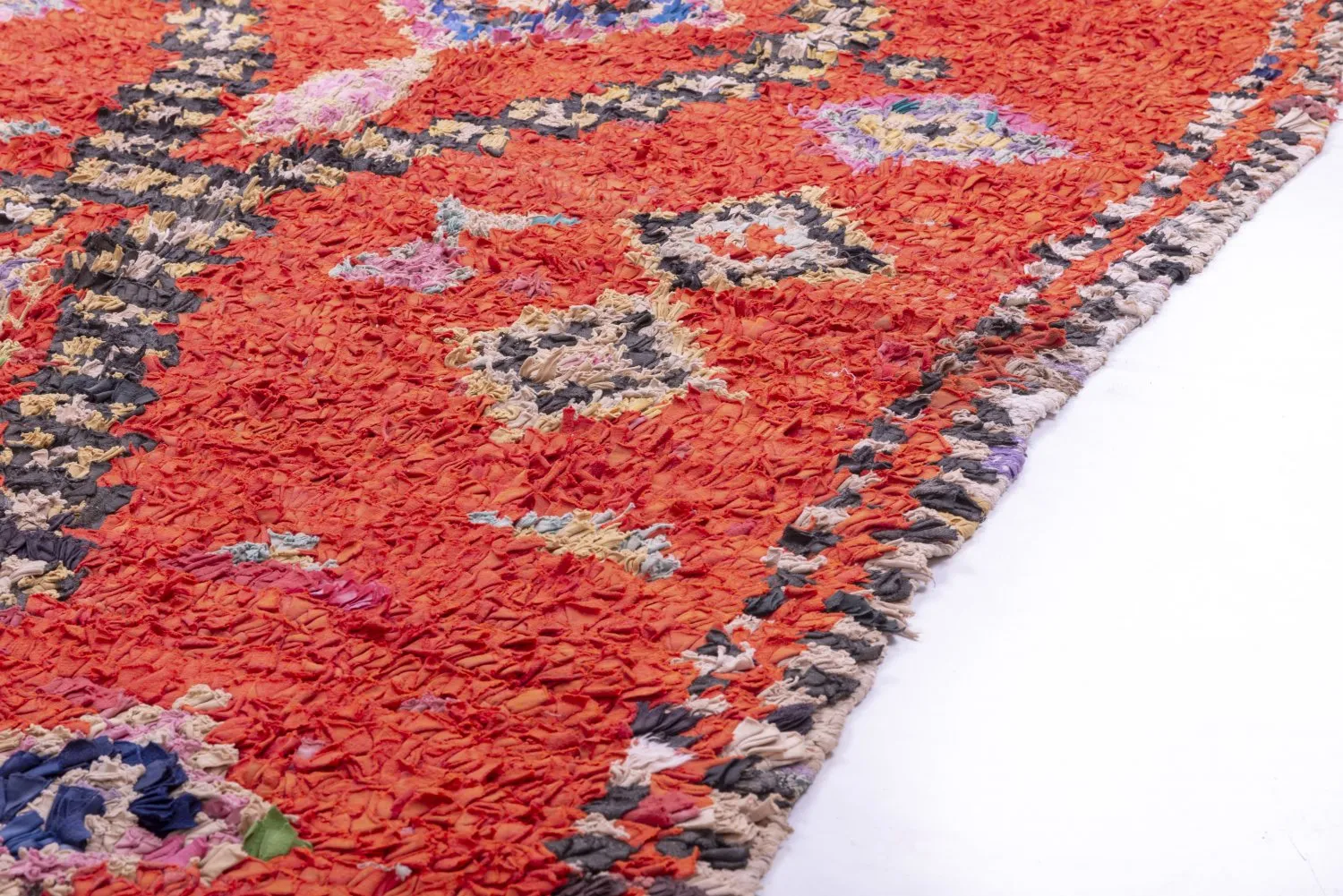 Berberyjskie Dywany Boucherouite Z Maroka 250 x 130 cm