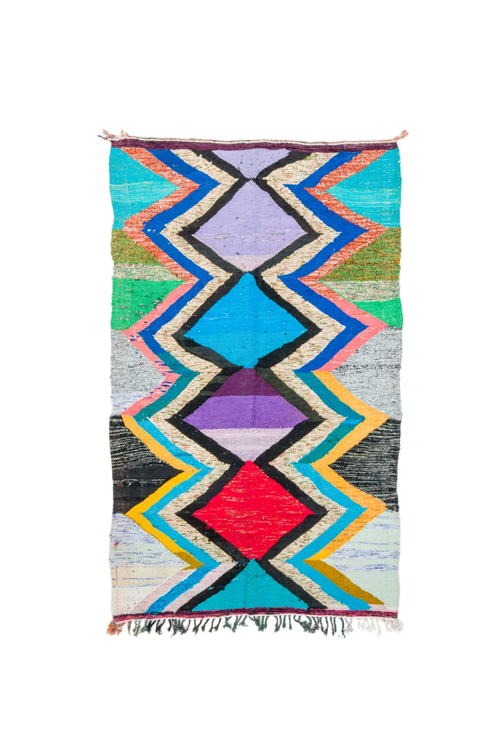 Berberyjskie Dywany Boucherouite Z Maroka 140 x 235 cm