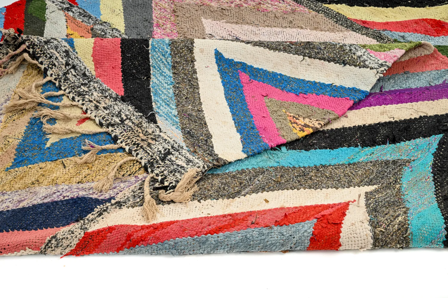 Berberyjskie Dywany Boucherouite Z Maroka 165 x 270 cm