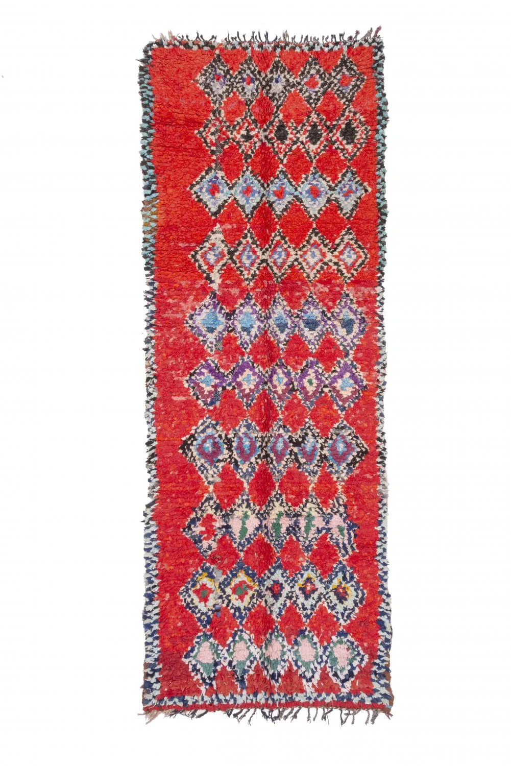 Berberyjskie Dywany Boucherouite Z Maroka 295 x 110 cm