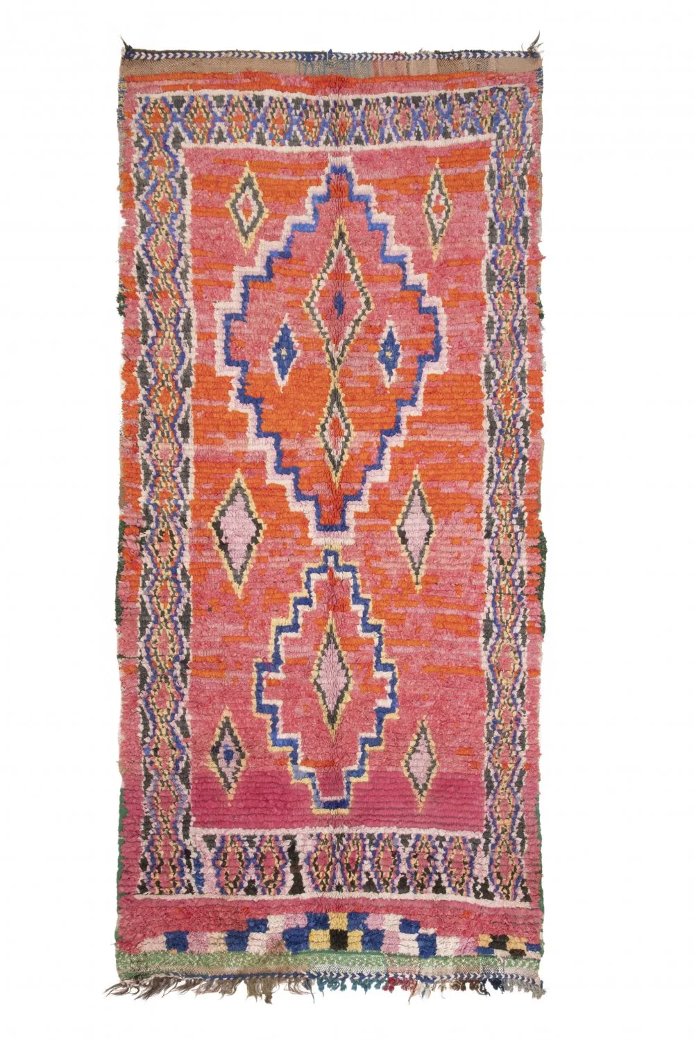 Berberyjskie Dywany Boucherouite Z Maroka 275 x 130 cm