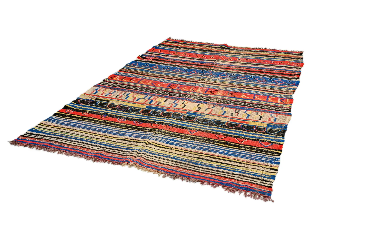 Berberyjskie Dywany Boucherouite Z Maroka 165 x 235 cm