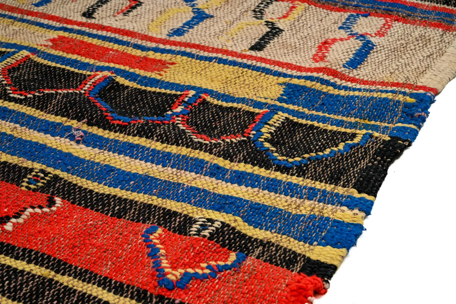 Berberyjskie Dywany Boucherouite Z Maroka 165 x 235 cm