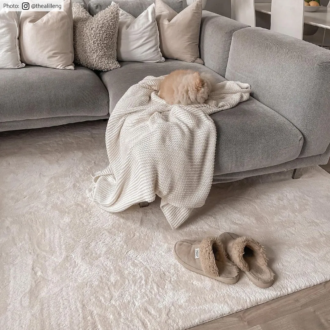 Dywany shaggy - Aranga Super Soft Fur (beżowy)