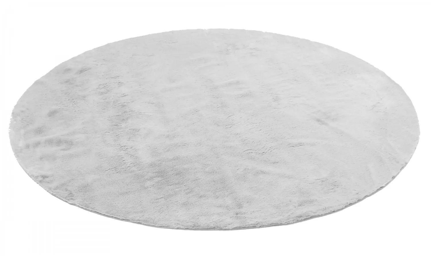 Okrągły dywan - Aranga Super Soft Fur (szary)