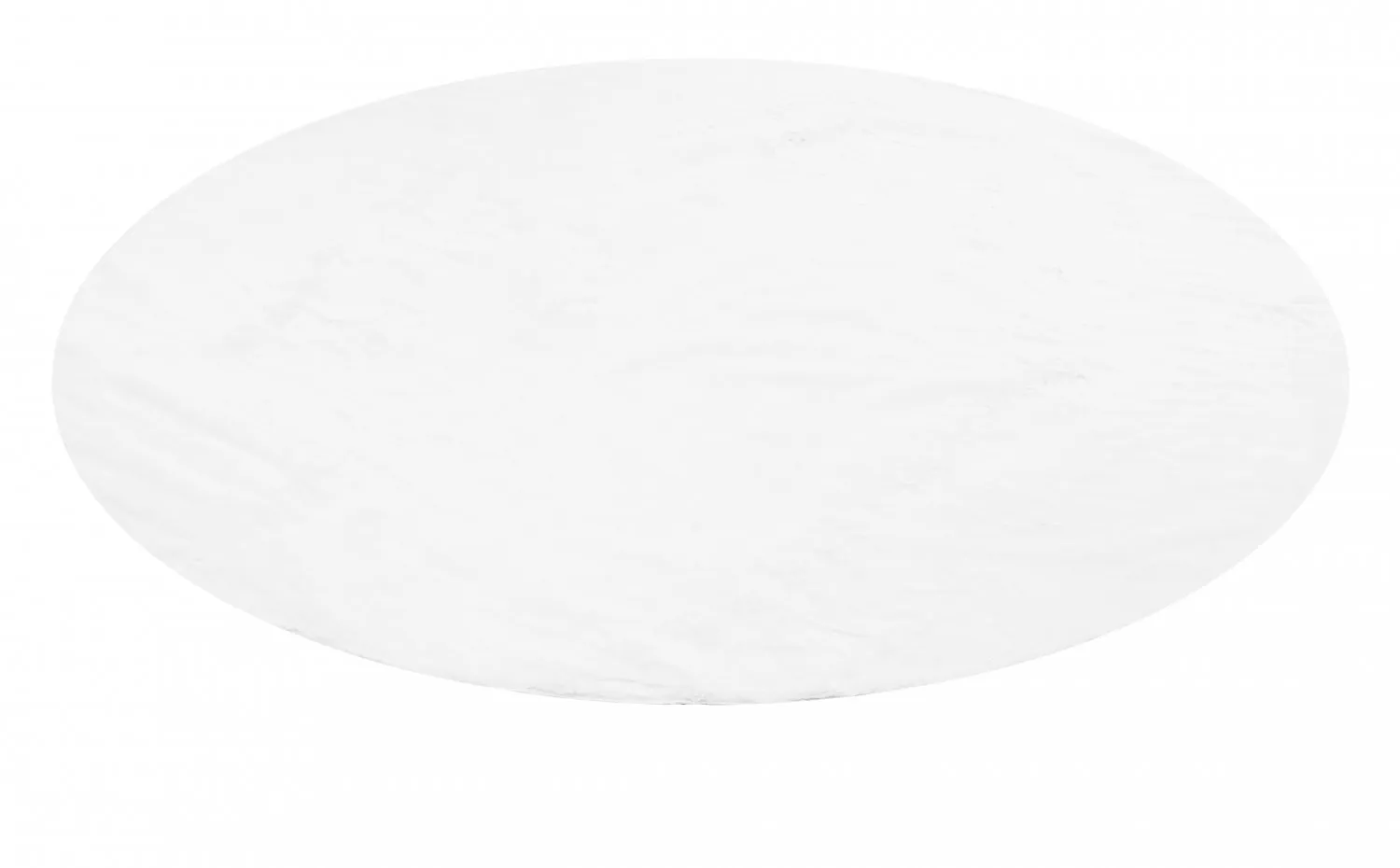 Okrągły dywan - Aranga Super Soft Fur (biały)