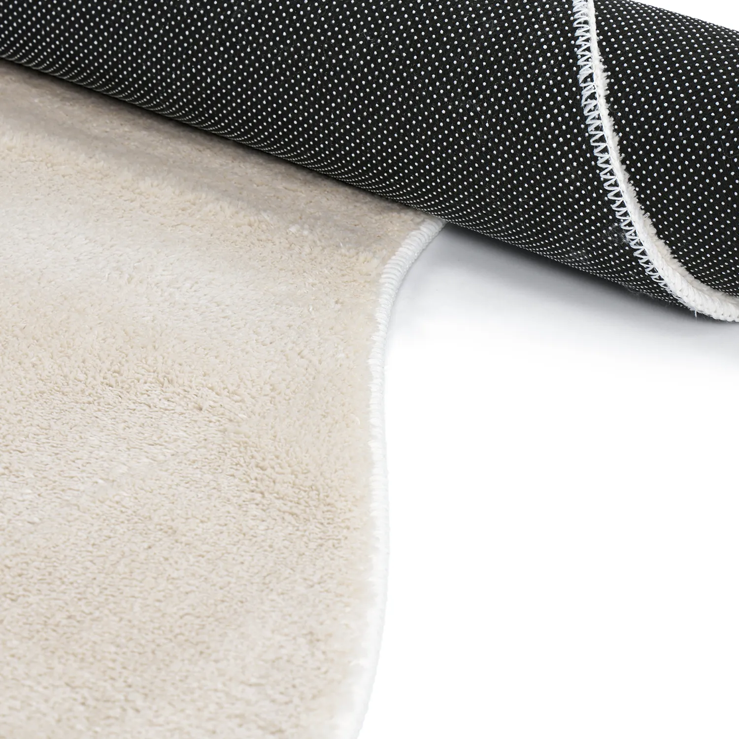 Asymetryczny Falowany Dywan Shaggy - Aranga Super Soft Fur (beżowy)