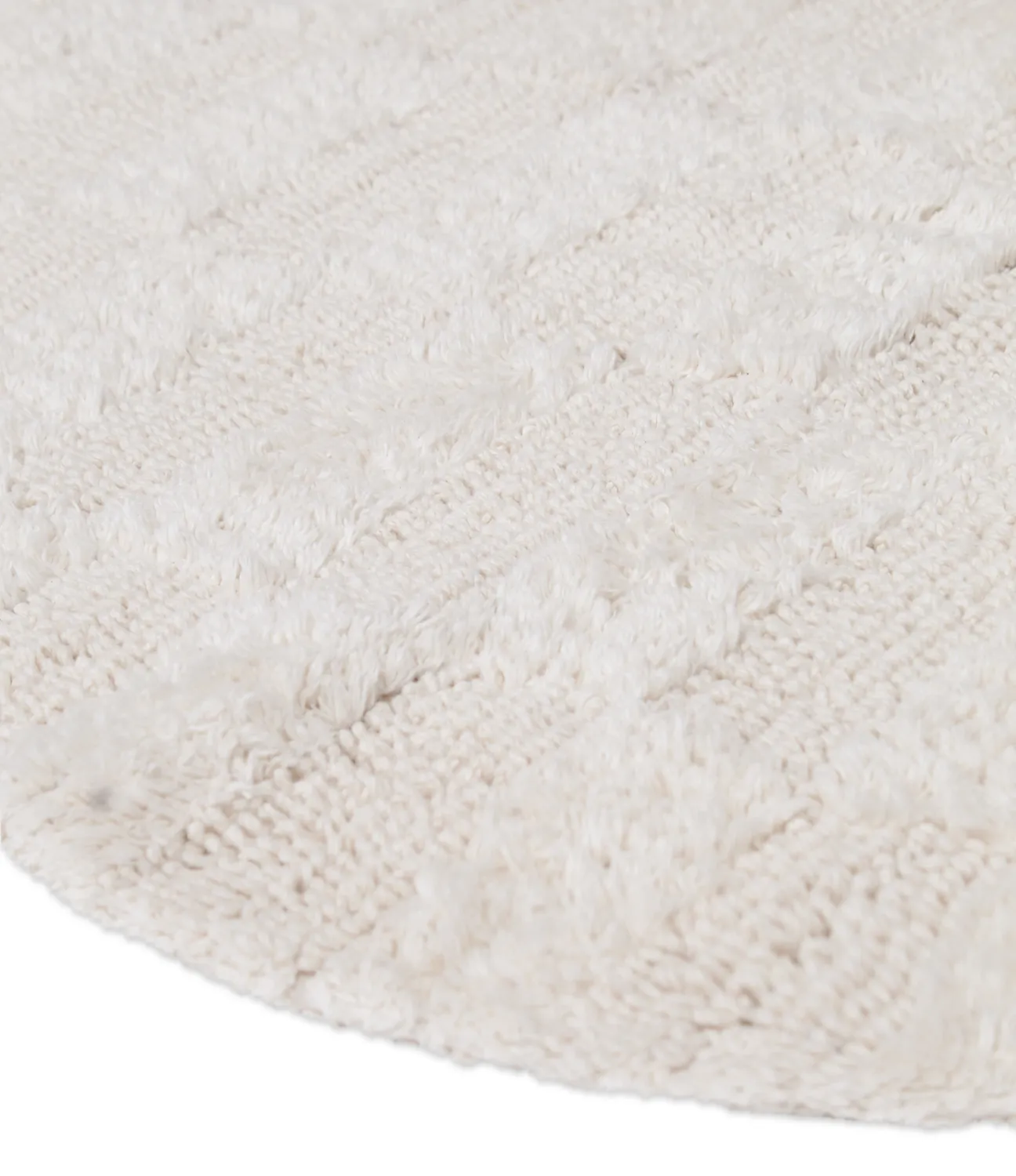 Okrągła mata łazienkowa - Bevin (off-white)