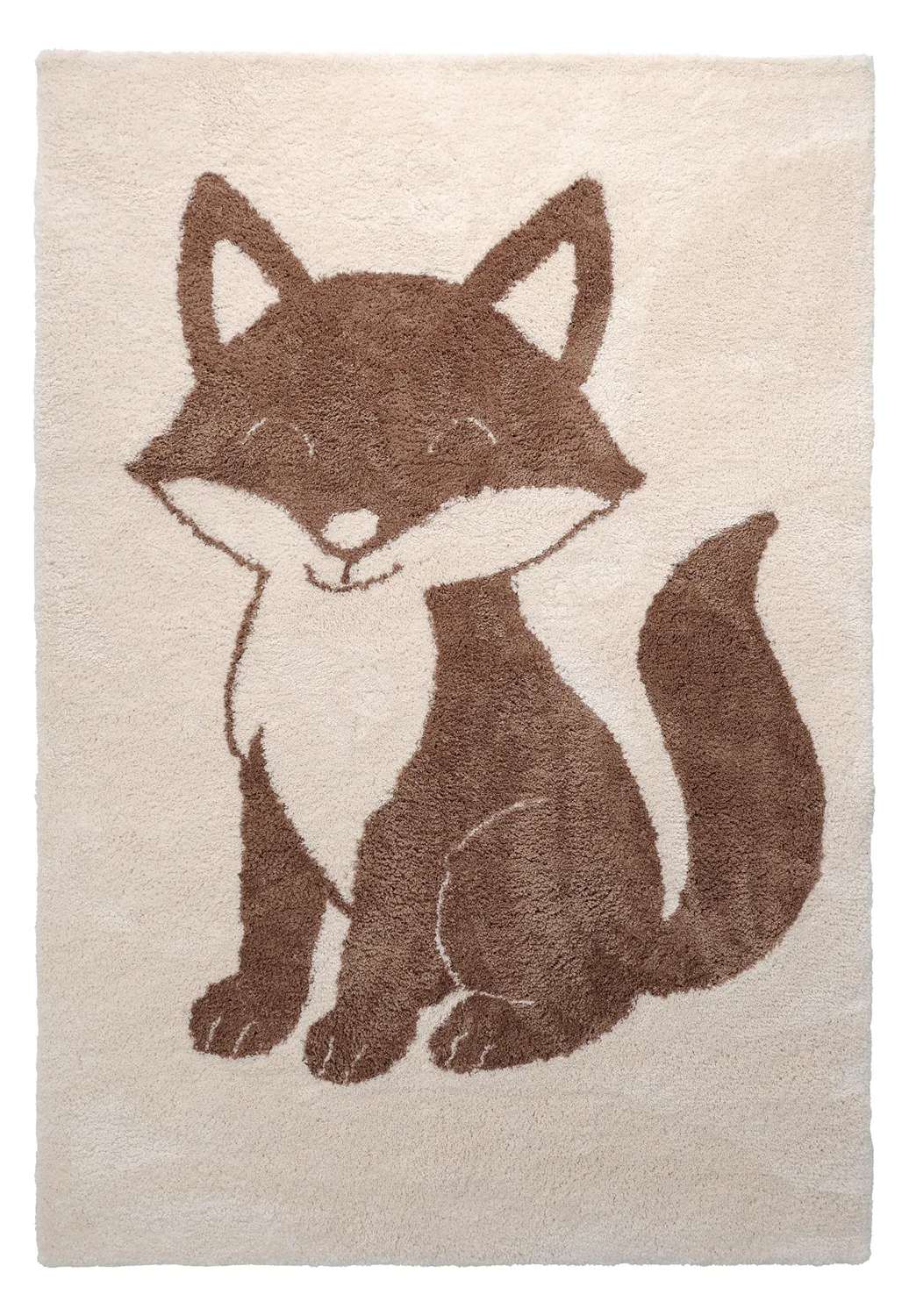 Dywan Dziecięcy - Soft Fox (kremowy/brązowy)