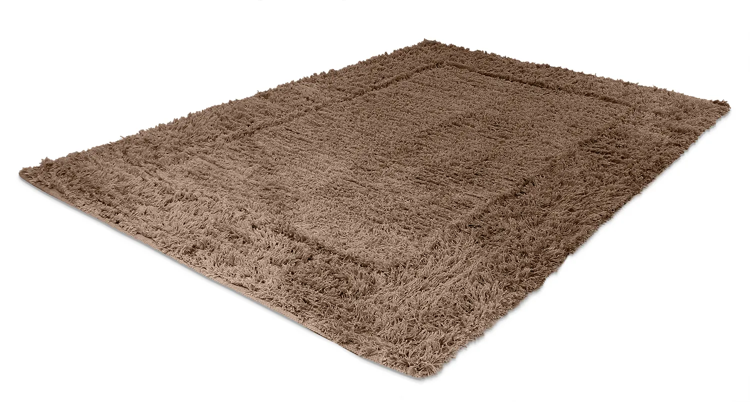 Dywany shaggy - Aline Natural Cotton Shaggy (brązowy)