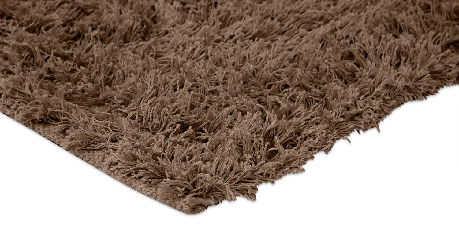 Dywany shaggy - Aline Natural Cotton Shaggy (brązowy)