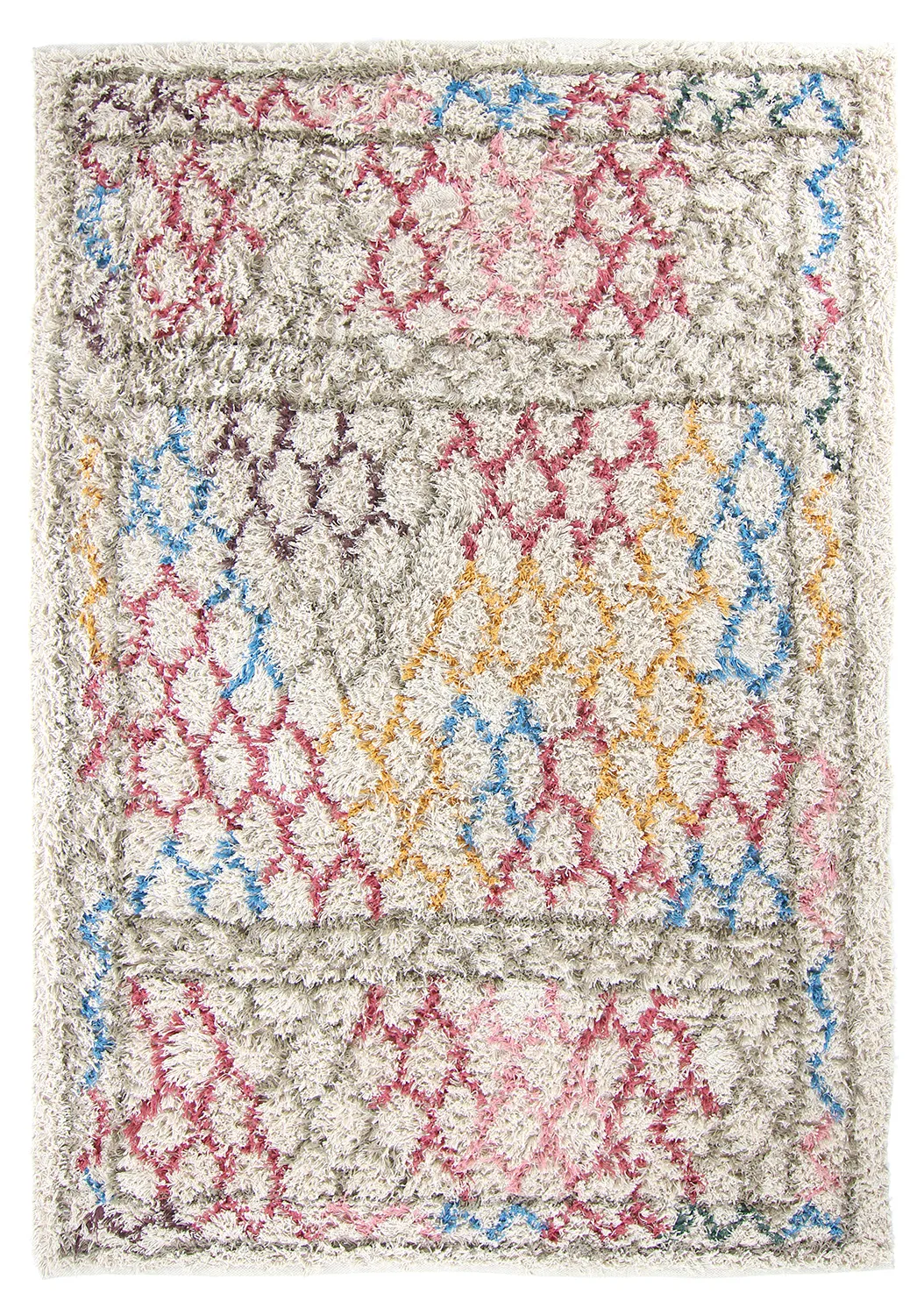 Dywany shaggy - Calder Natural Cotton Shaggy (multi)