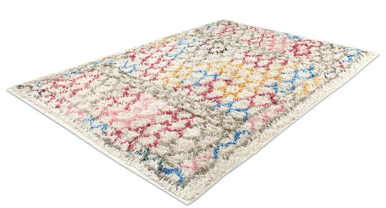 Dywany shaggy - Calder Natural Cotton Shaggy (multi)