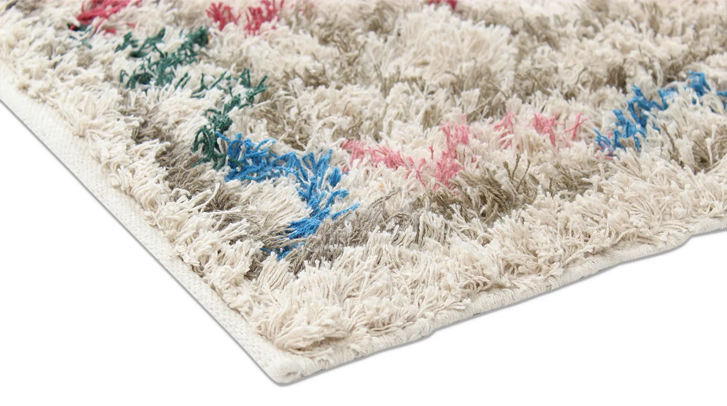 Dywany shaggy - Calder Natural Cotton Shaggy (multi)