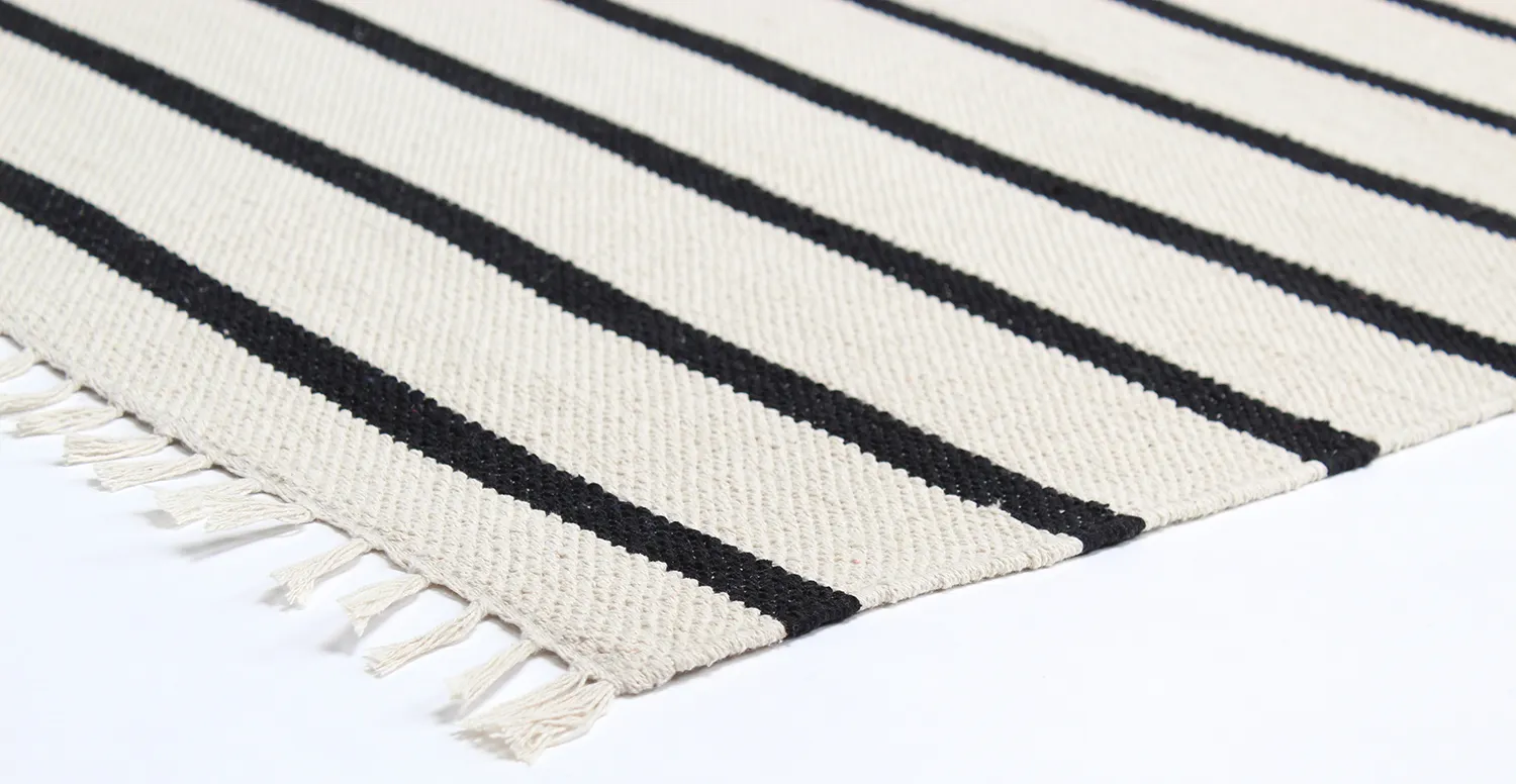 Dywan Bawełna - Helle (offwhite/czarny)
