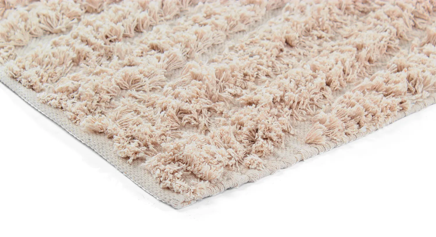 Dywany shaggy - Indra Natural Cotton Shaggy (beżowy)