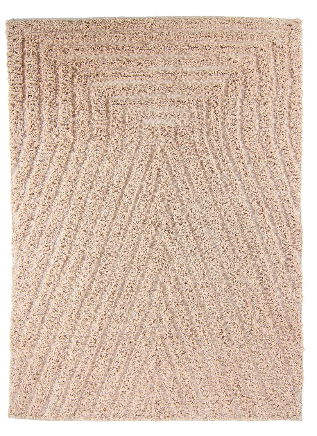 Dywany shaggy - Indra Natural Cotton Shaggy (beżowy)