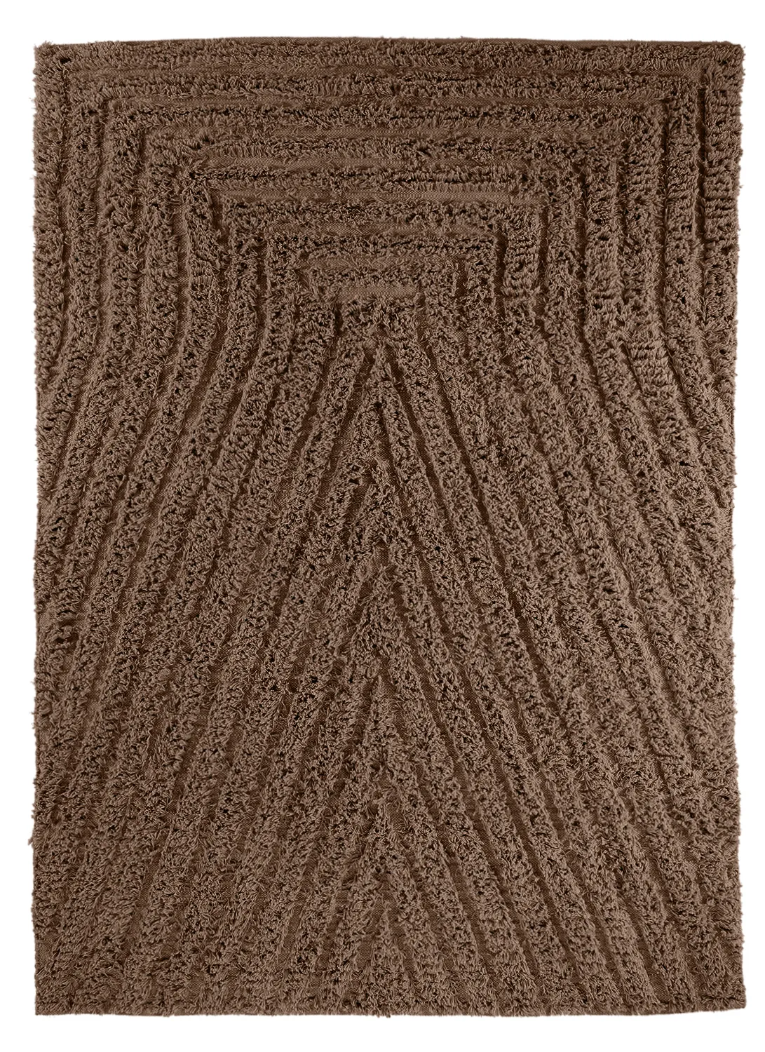 Dywany shaggy - Kendra Natural Cotton Shaggy (brązowy)
