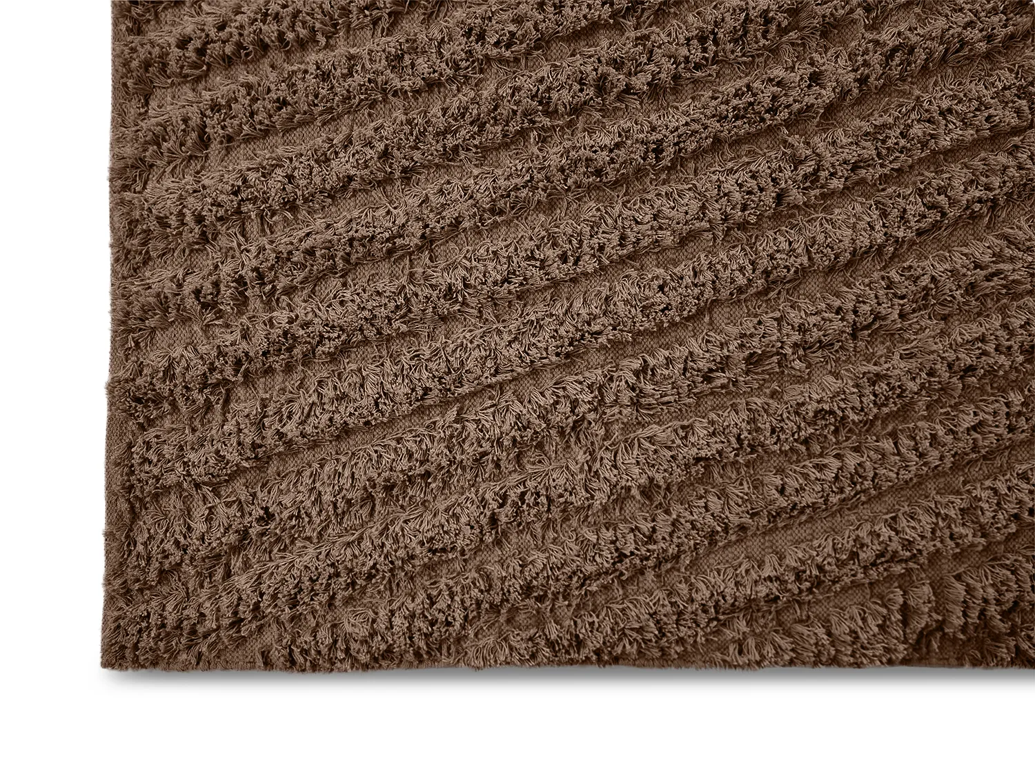 Dywany shaggy - Kendra Natural Cotton Shaggy (brązowy)